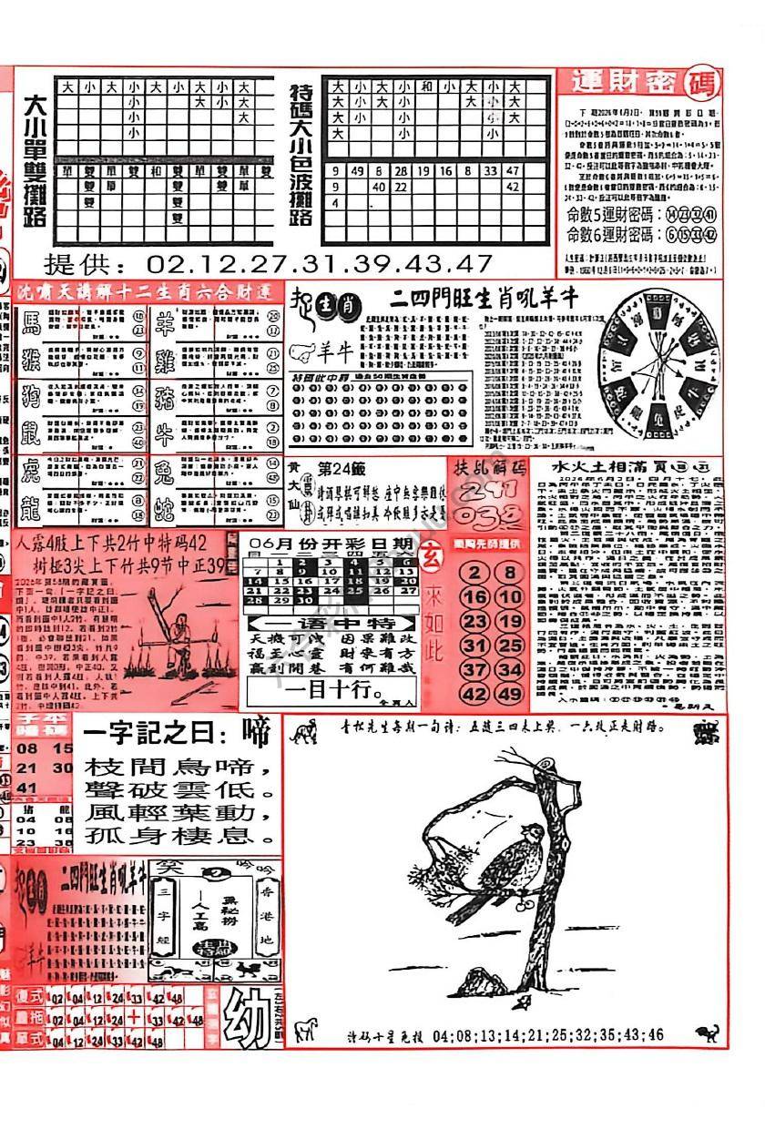 六合彩玄机