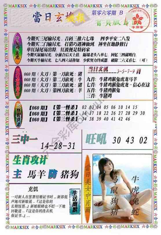 当日玄机报
