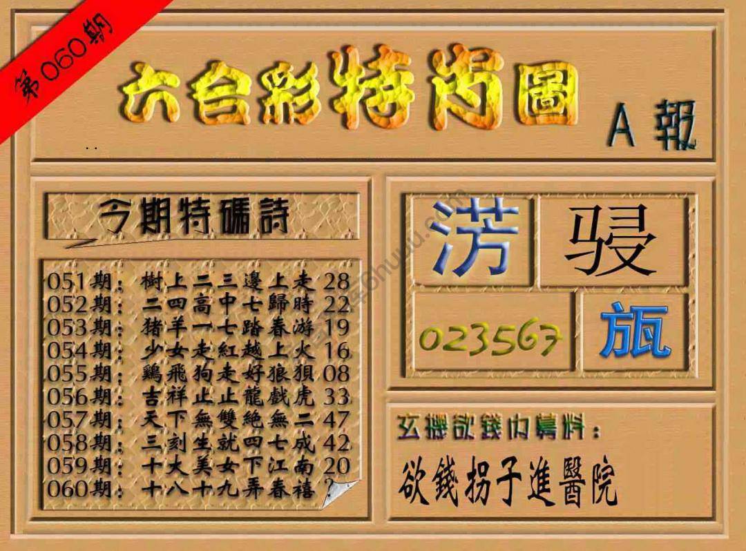 六合彩特肖图