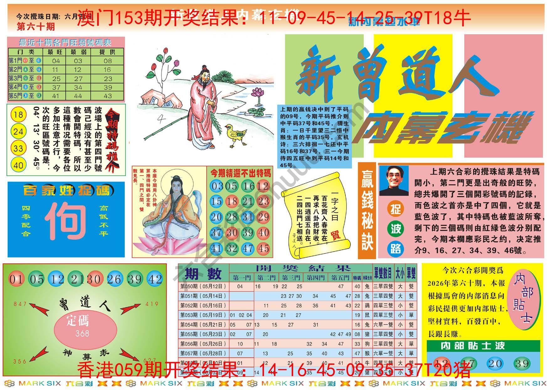 新曾道人内幕玄机