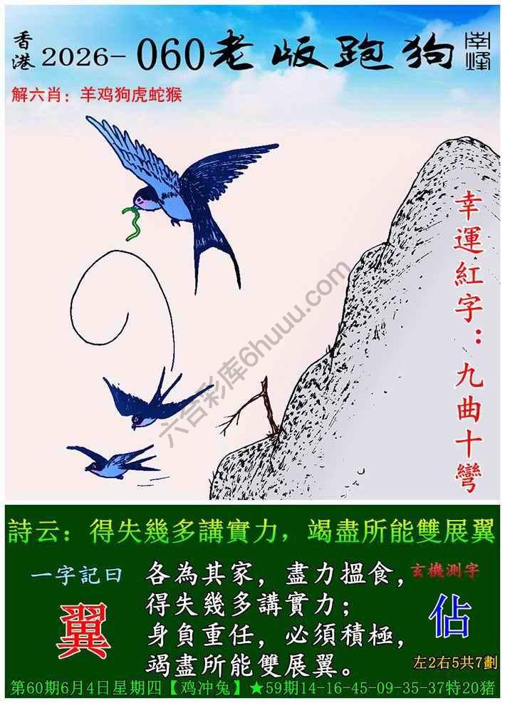 老版跑狗图