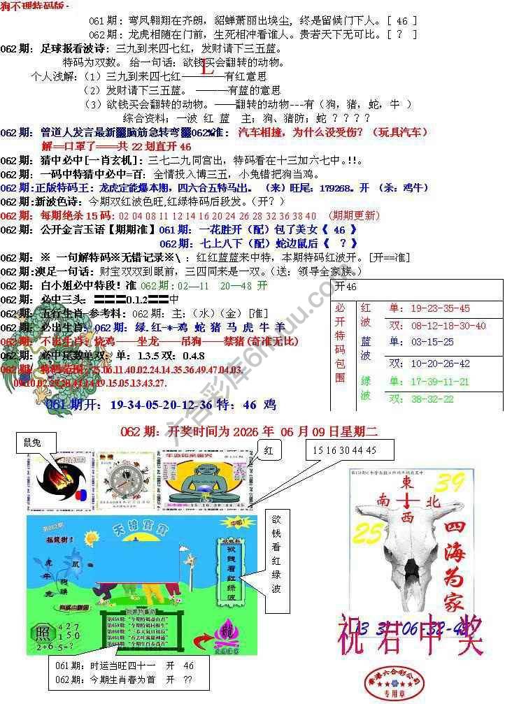 青龙五鬼报