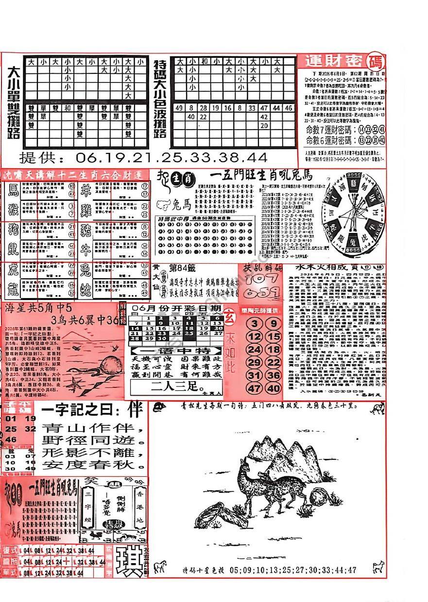 六合彩玄机
