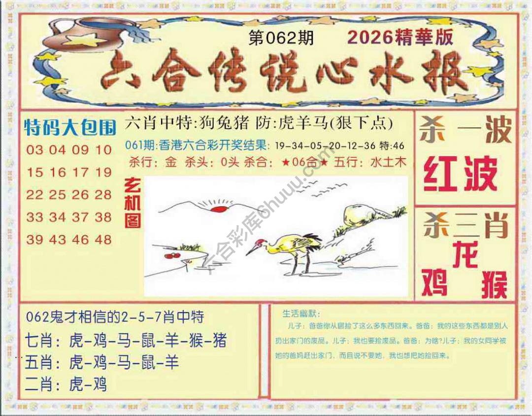 六合传说心水报