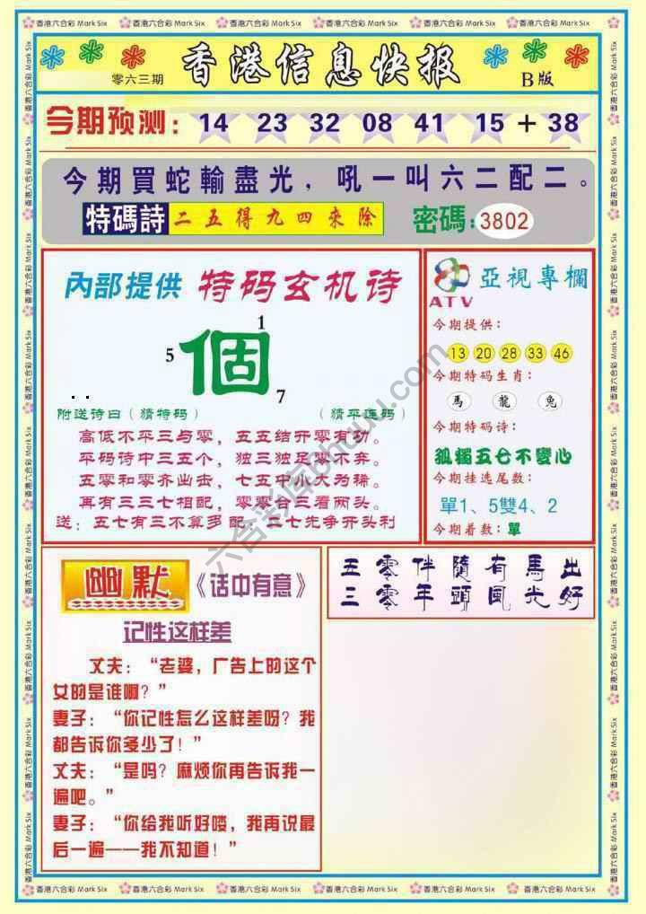 香港信息快报