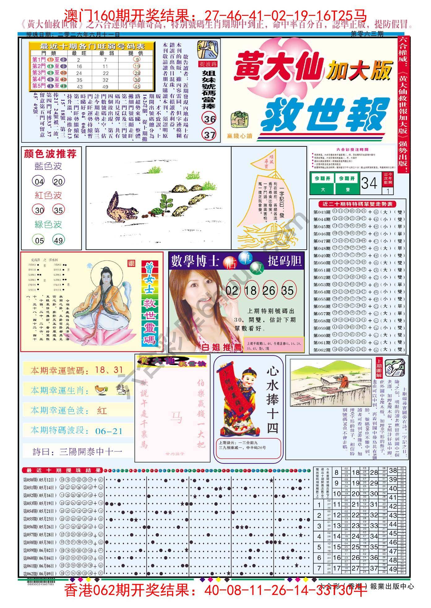 黄大仙救世报（加大版）