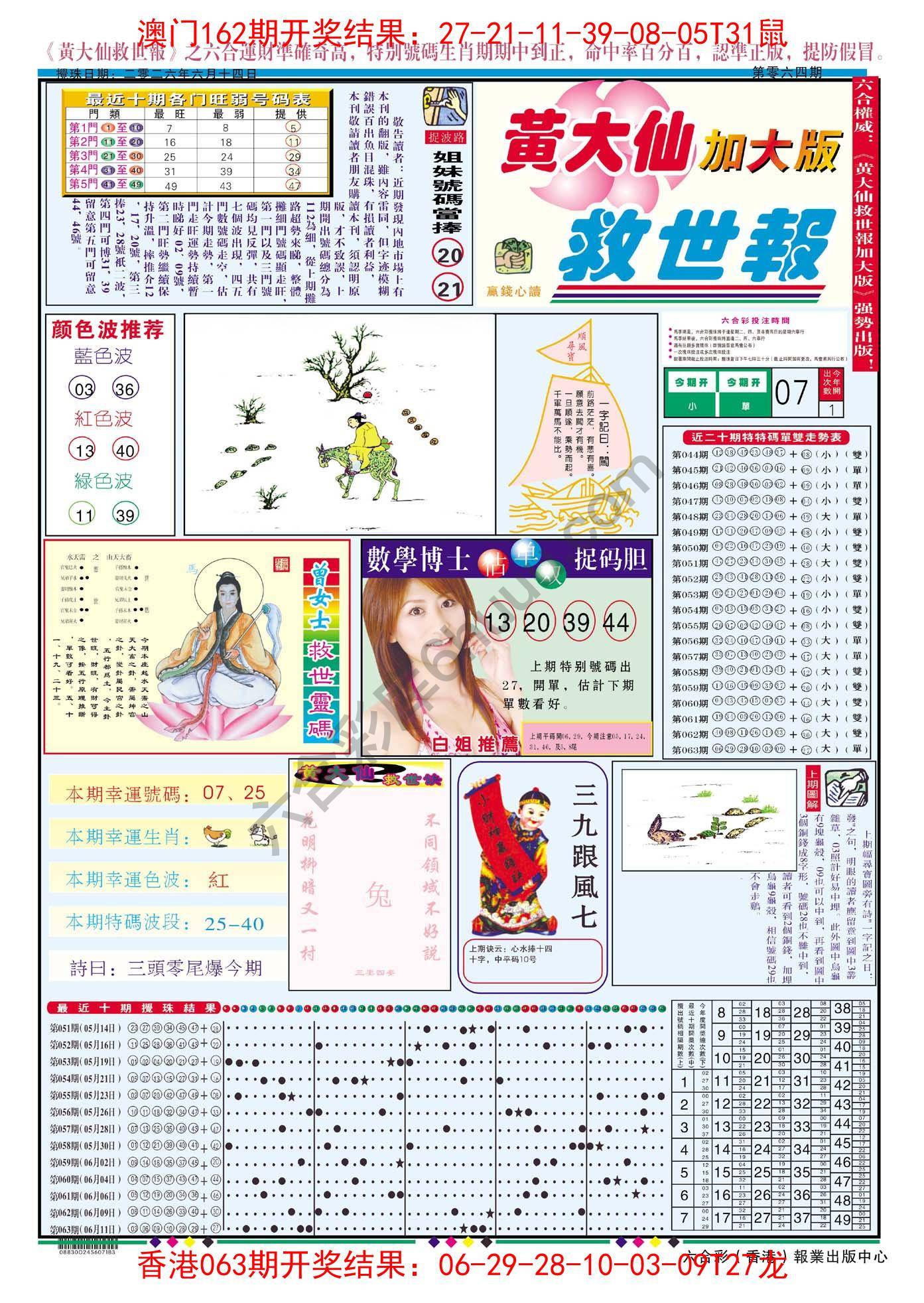 黄大仙救世报（加大版）