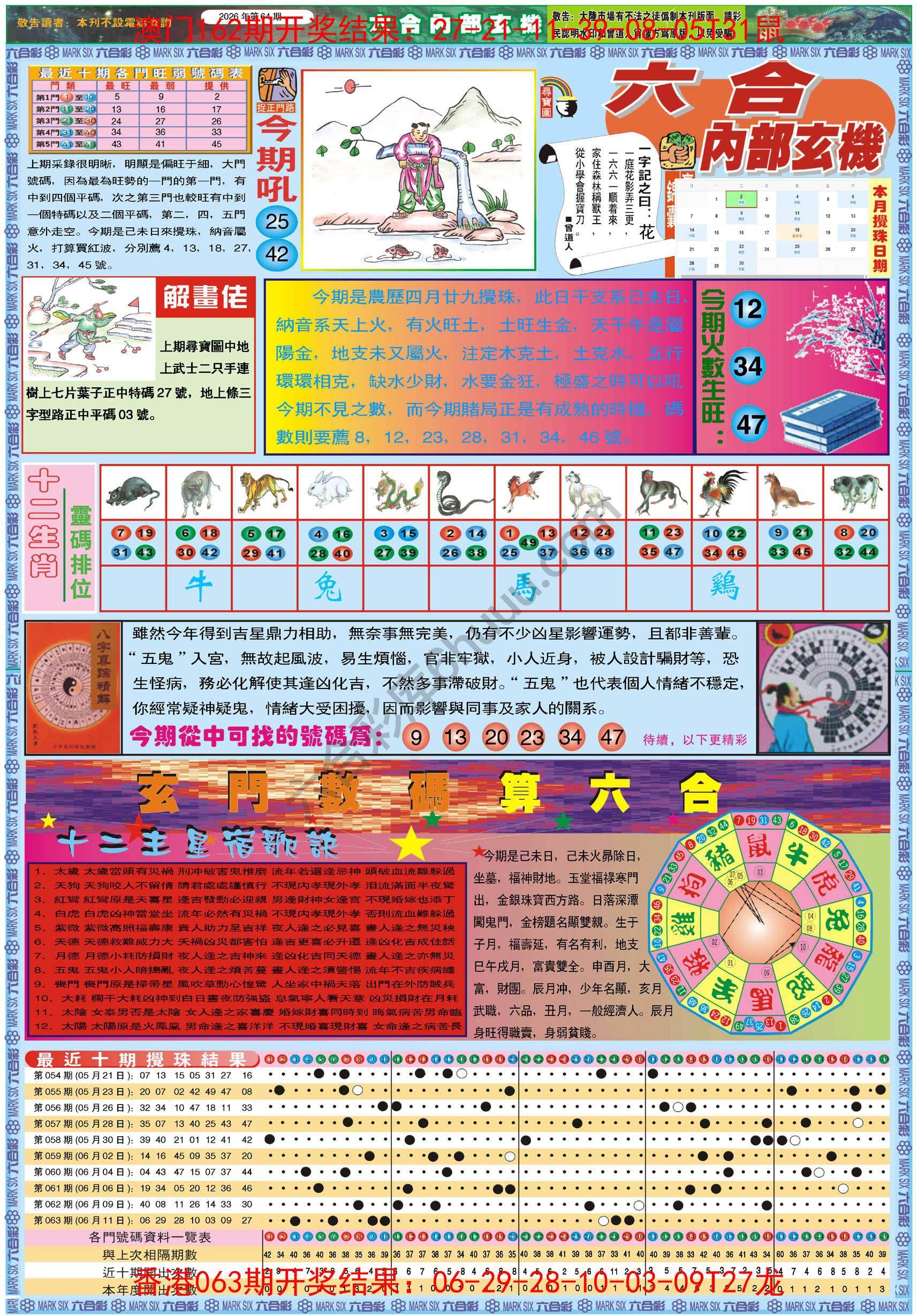 六合内部玄机港版