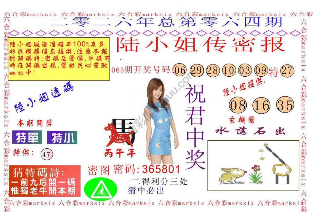 陆小姐传密