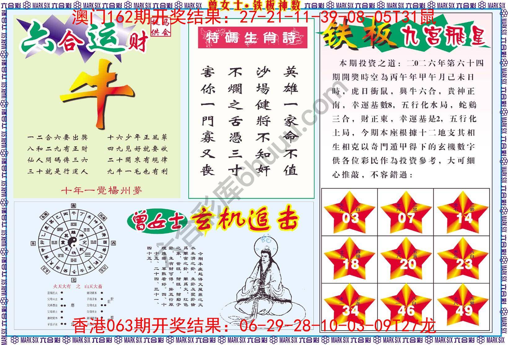 曾女士铁板神数