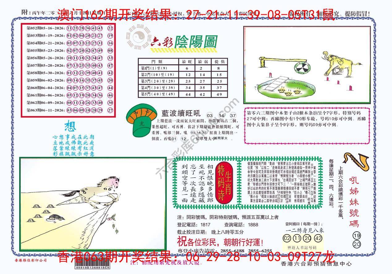六彩阴阳图