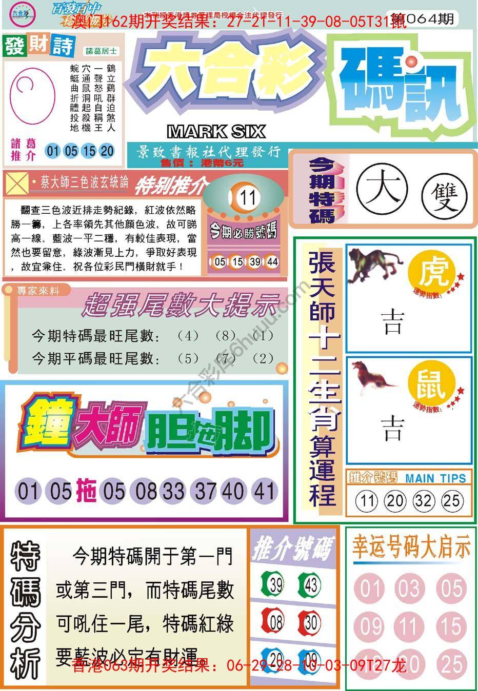 六合彩码讯