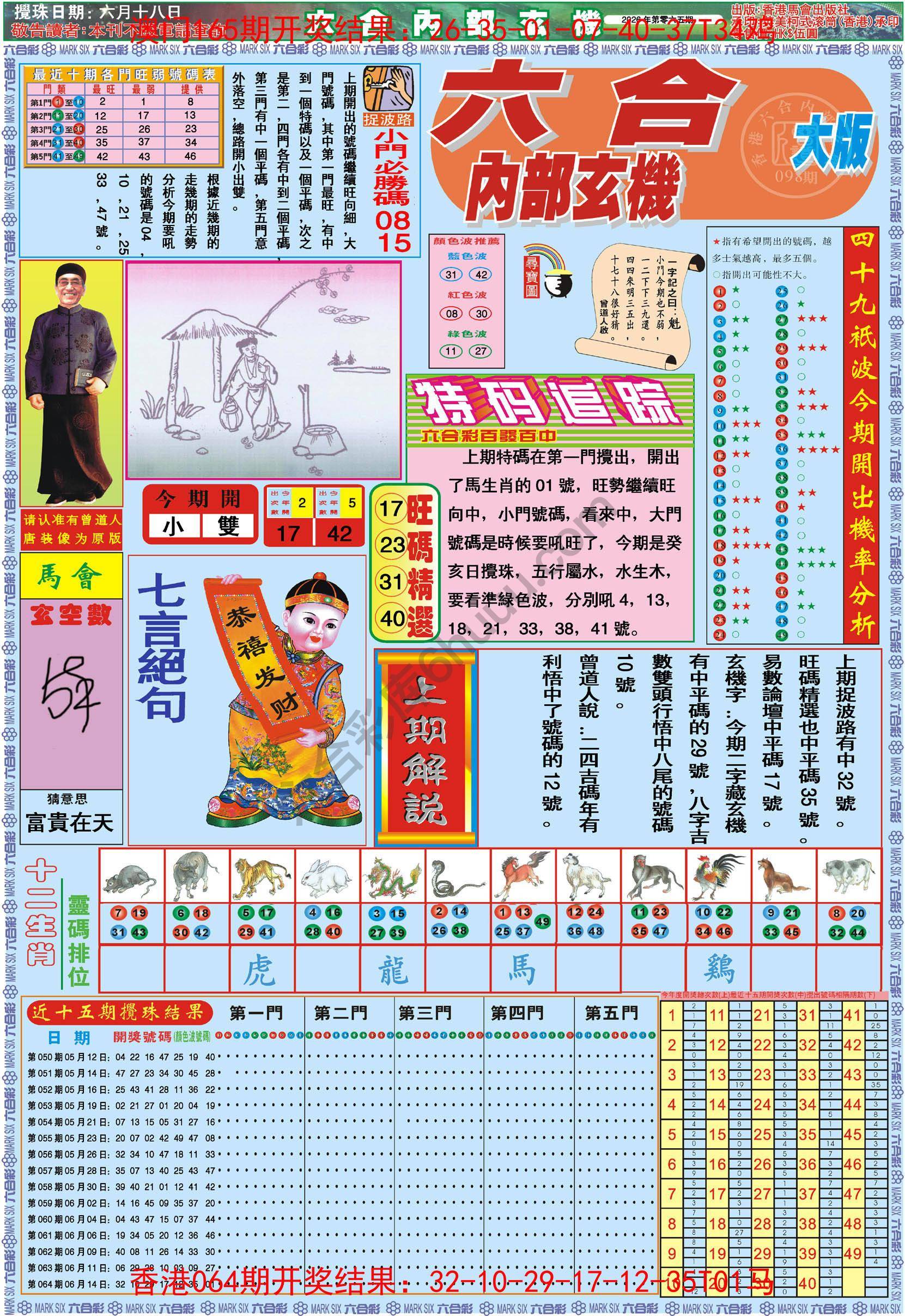 六合内部玄机