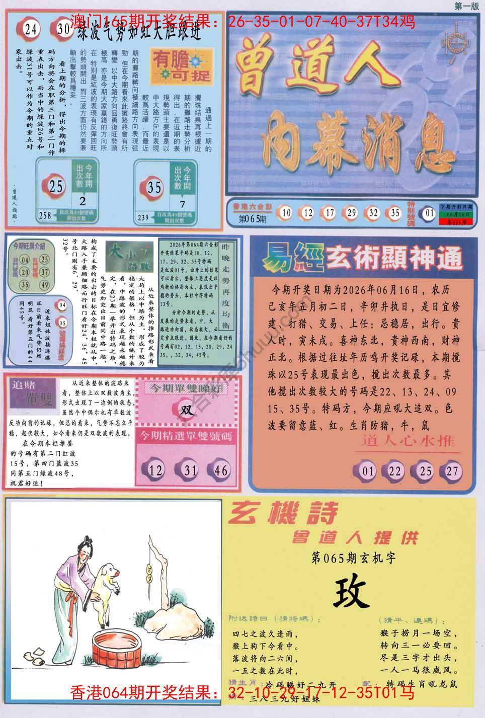 曾道人内幕消息