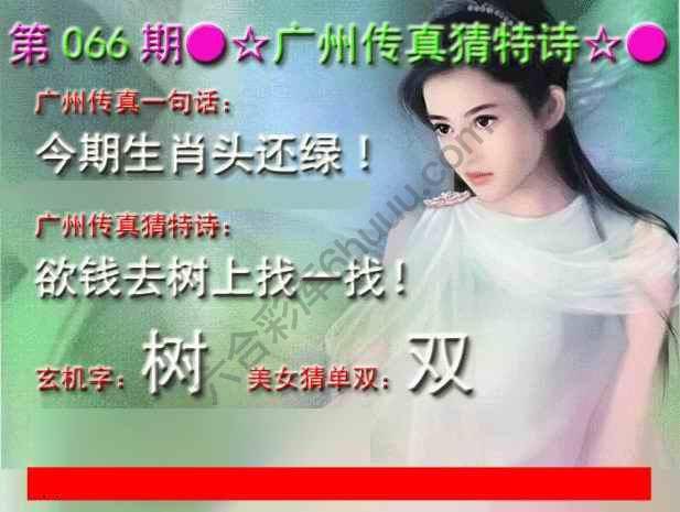 广州传真中特诗