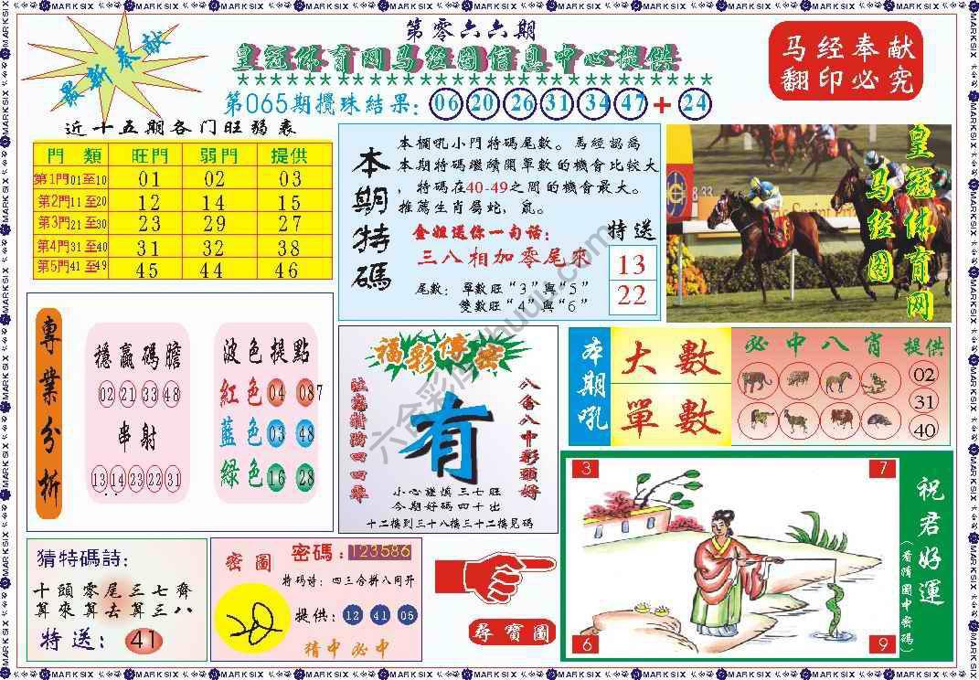 马经图记录