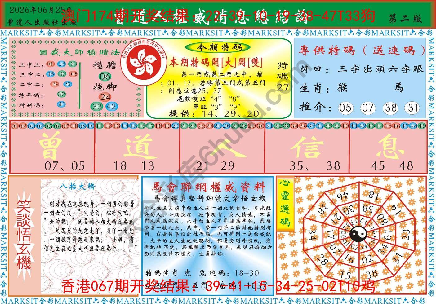 曾道人权威消息