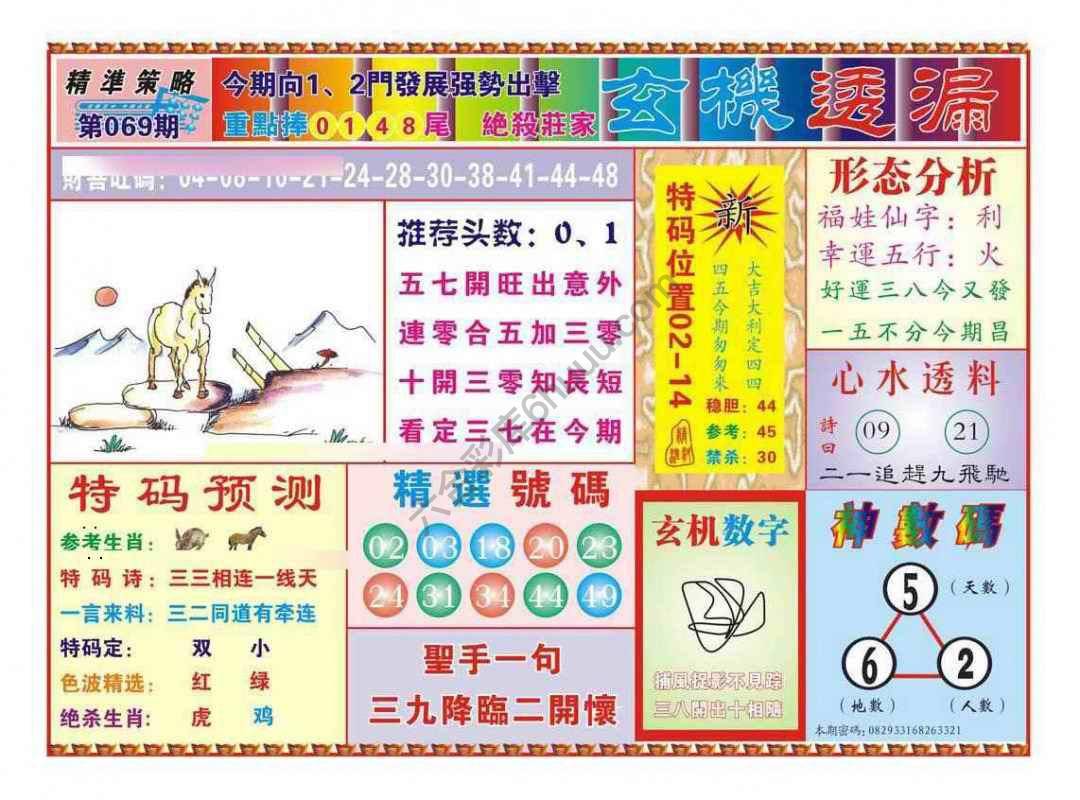 玄机透漏