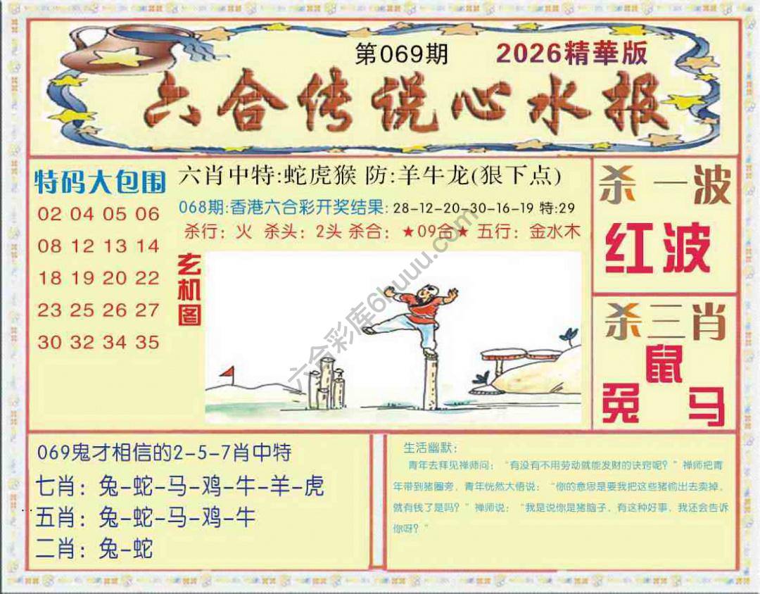六合传说心水报