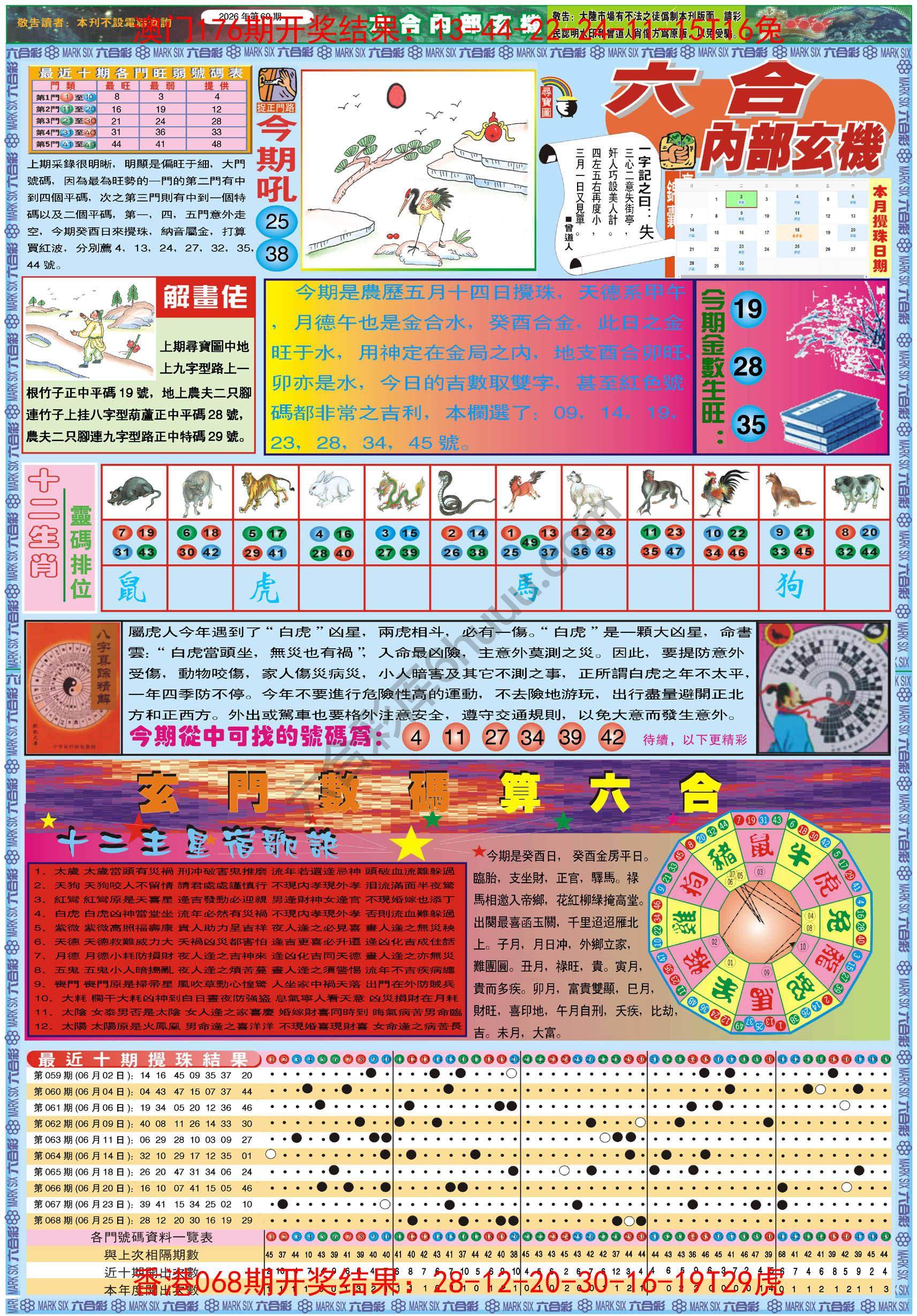 六合内部玄机港版
