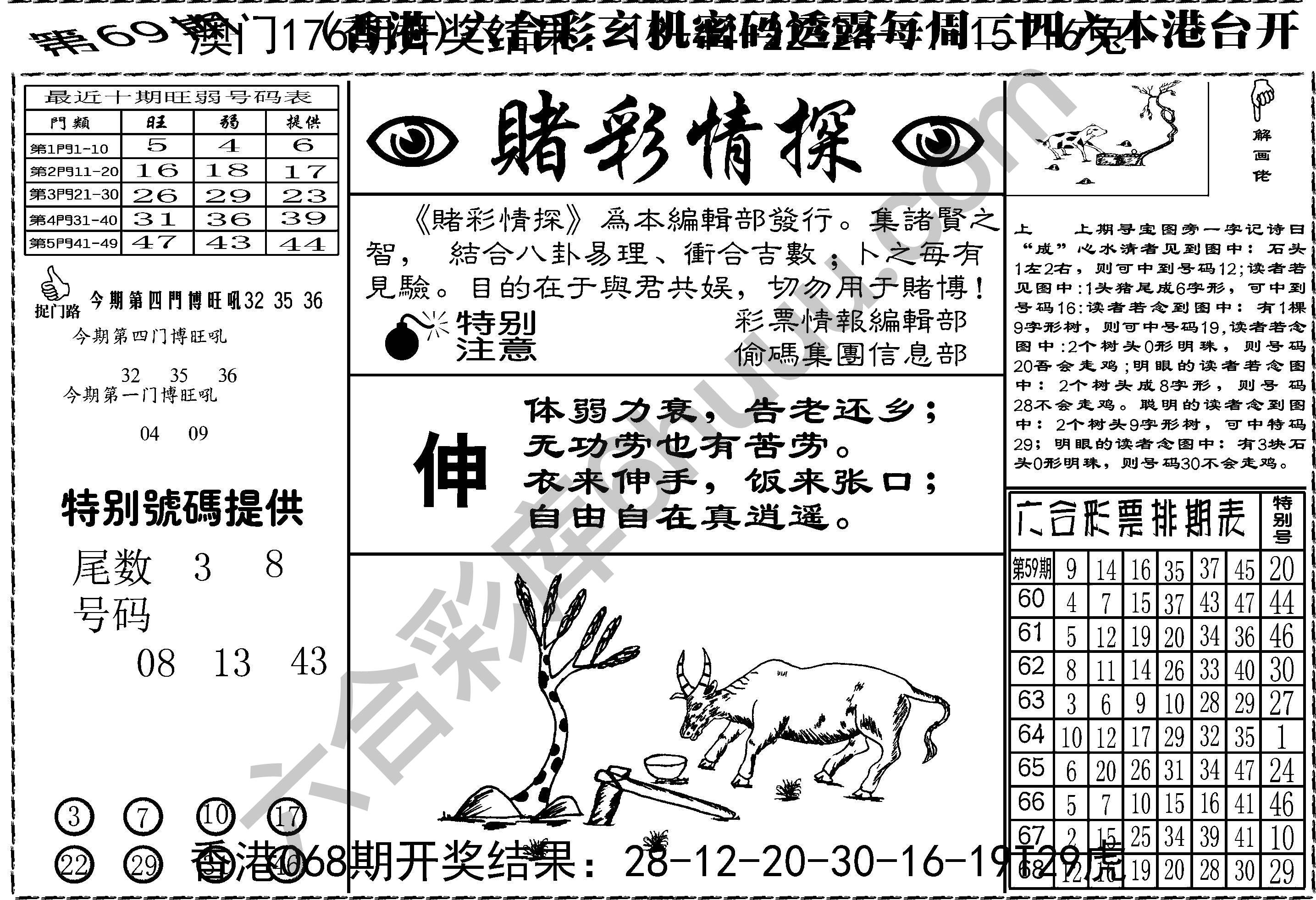 赌彩情探