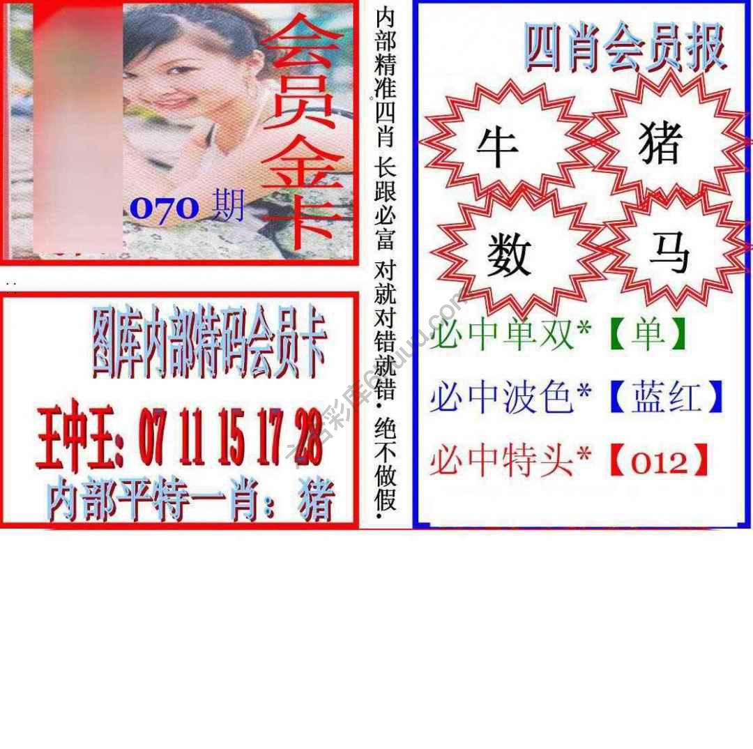 马经四肖会员报
