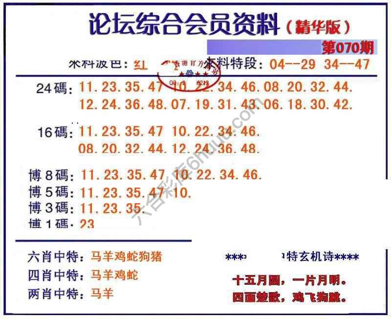 综合会员资料