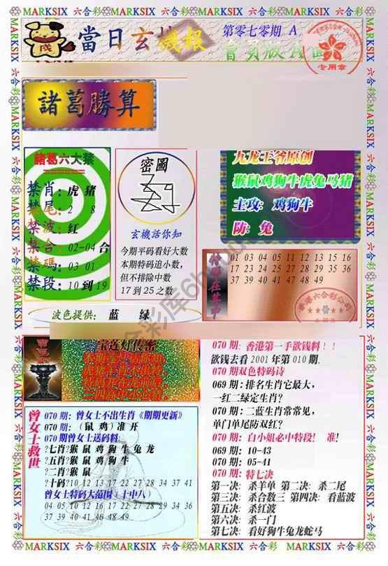 当日玄机报