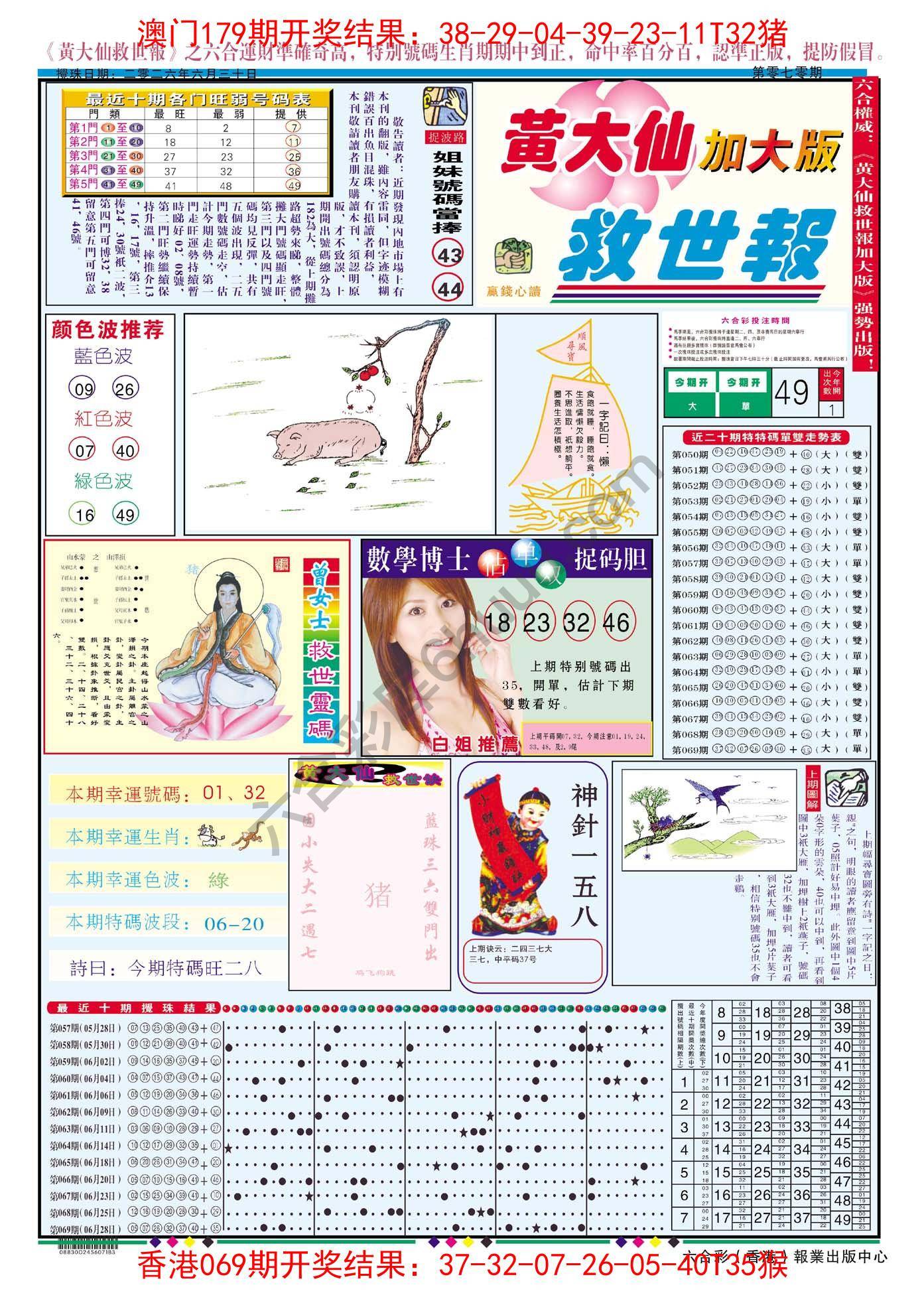 黄大仙救世报（加大版）