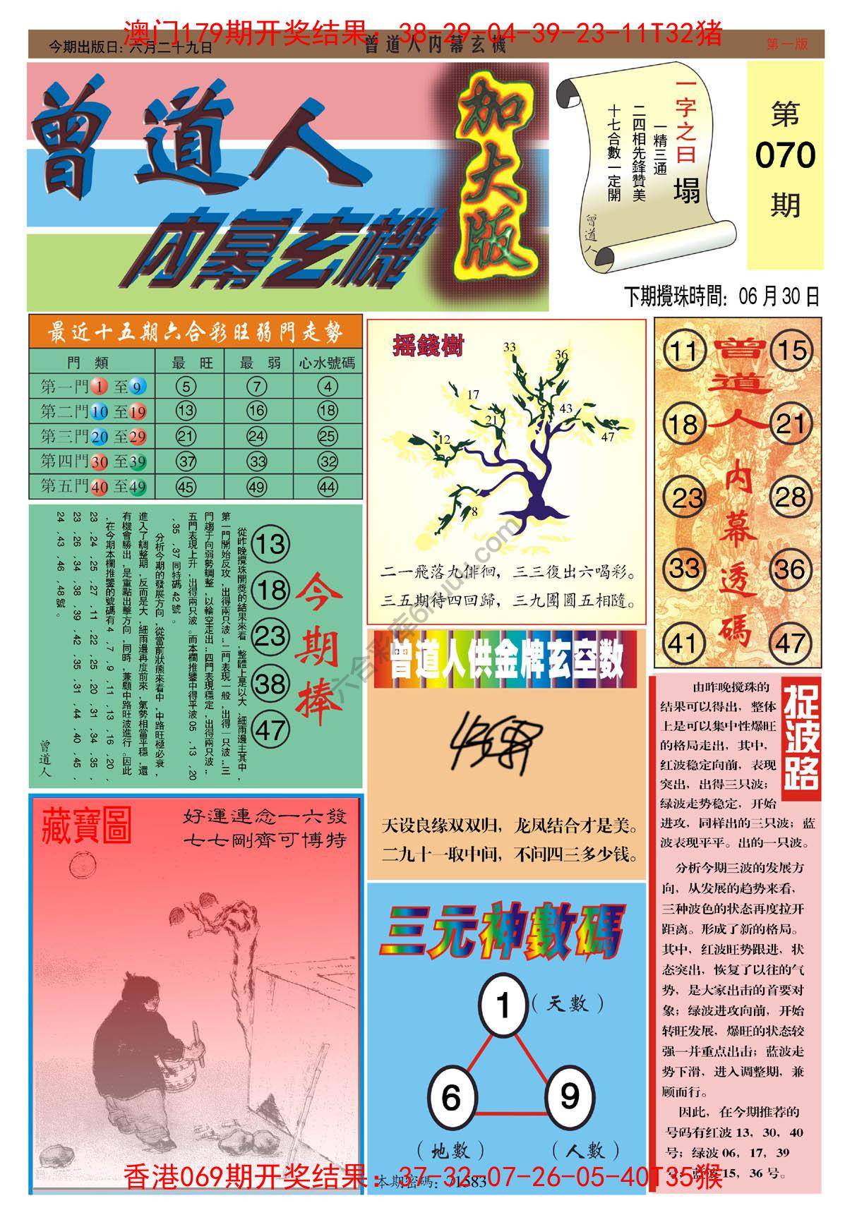 曾道人内幕玄机（加大版）