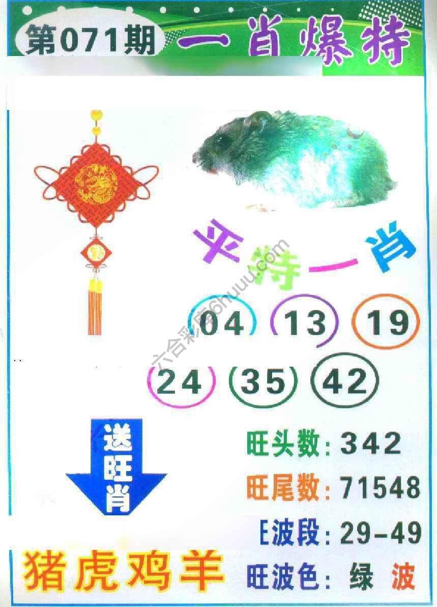一肖爆特（新版）