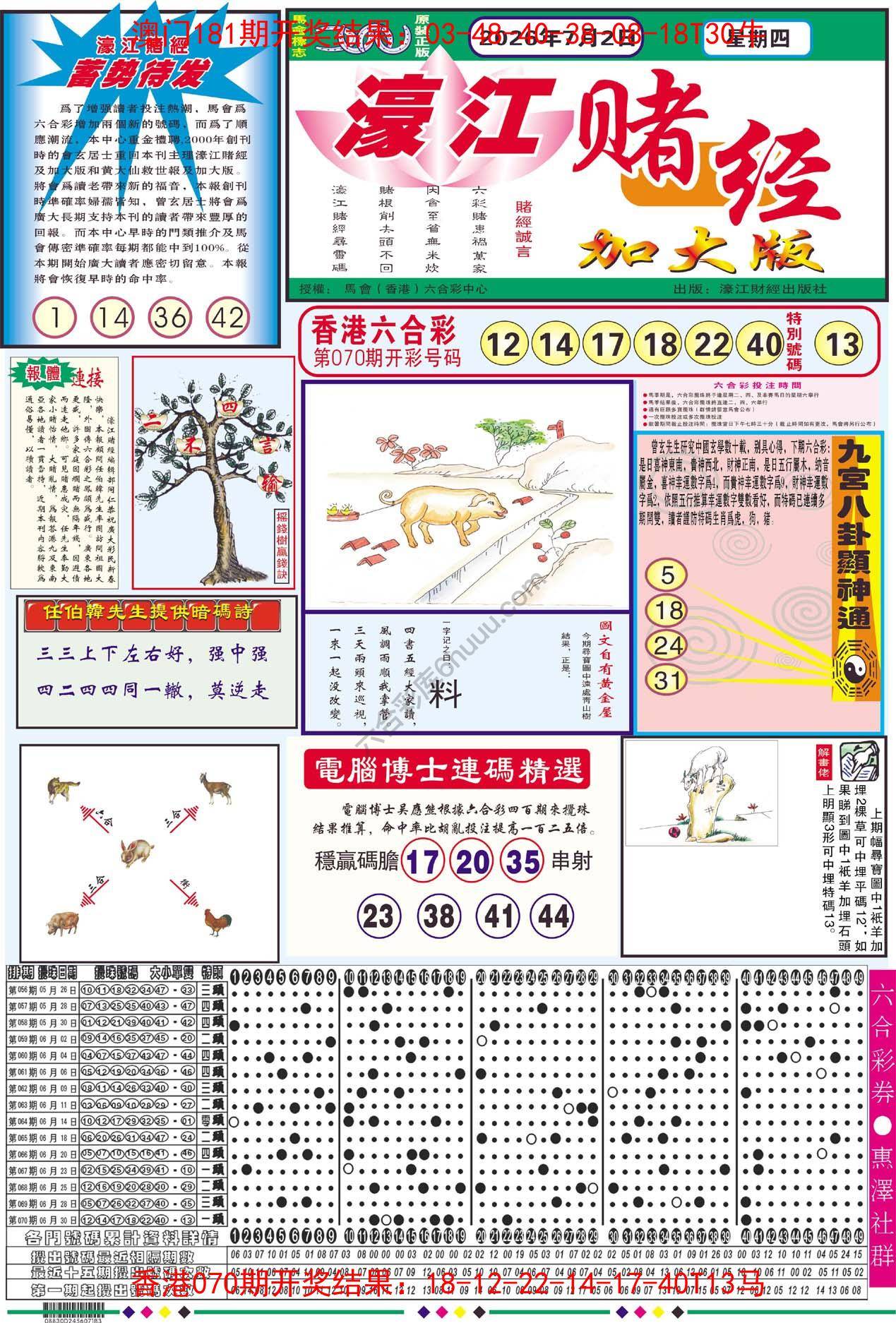 濠江赌经（加大版）