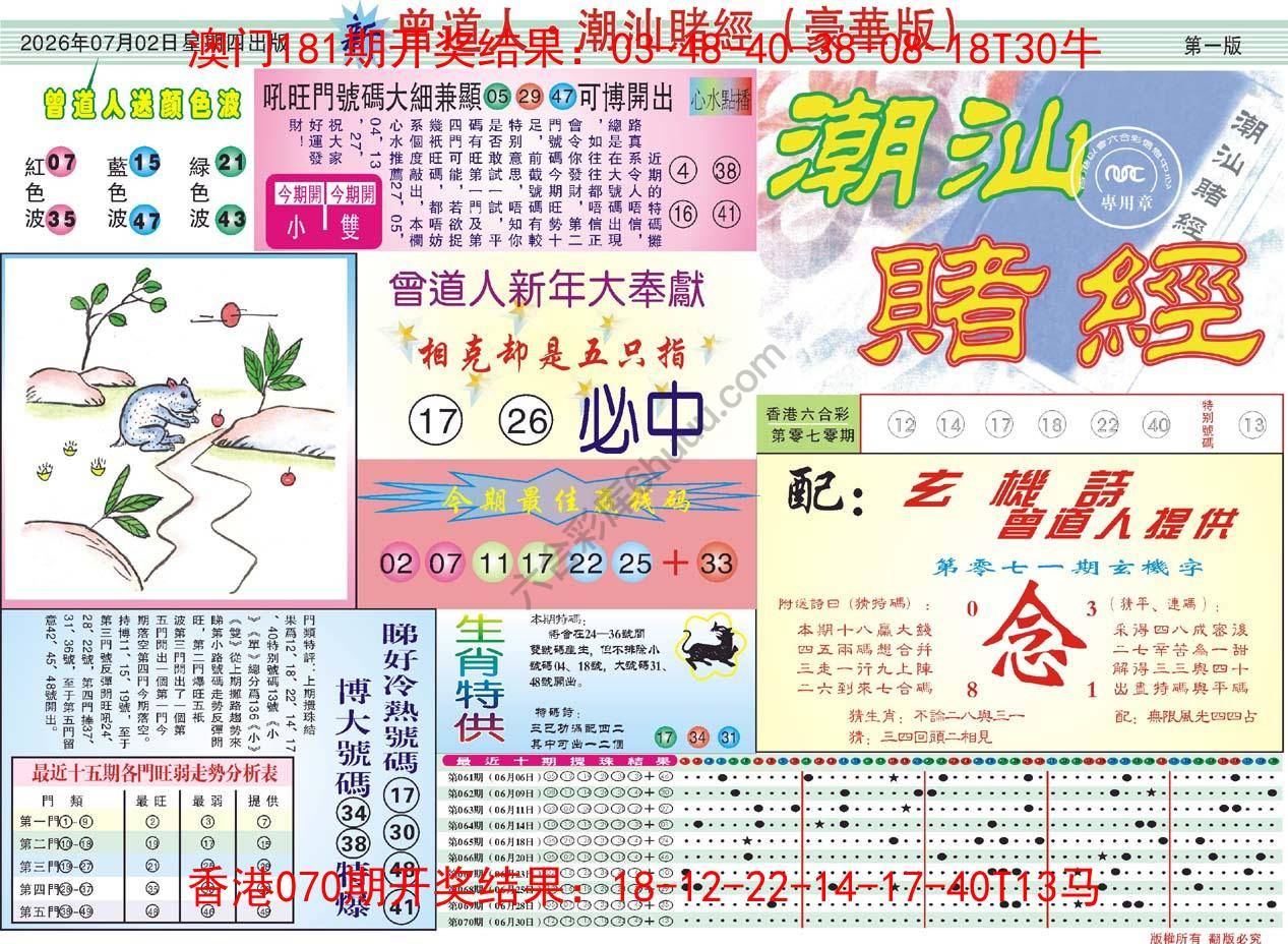 曾道人潮汕赌经(豪华版)
