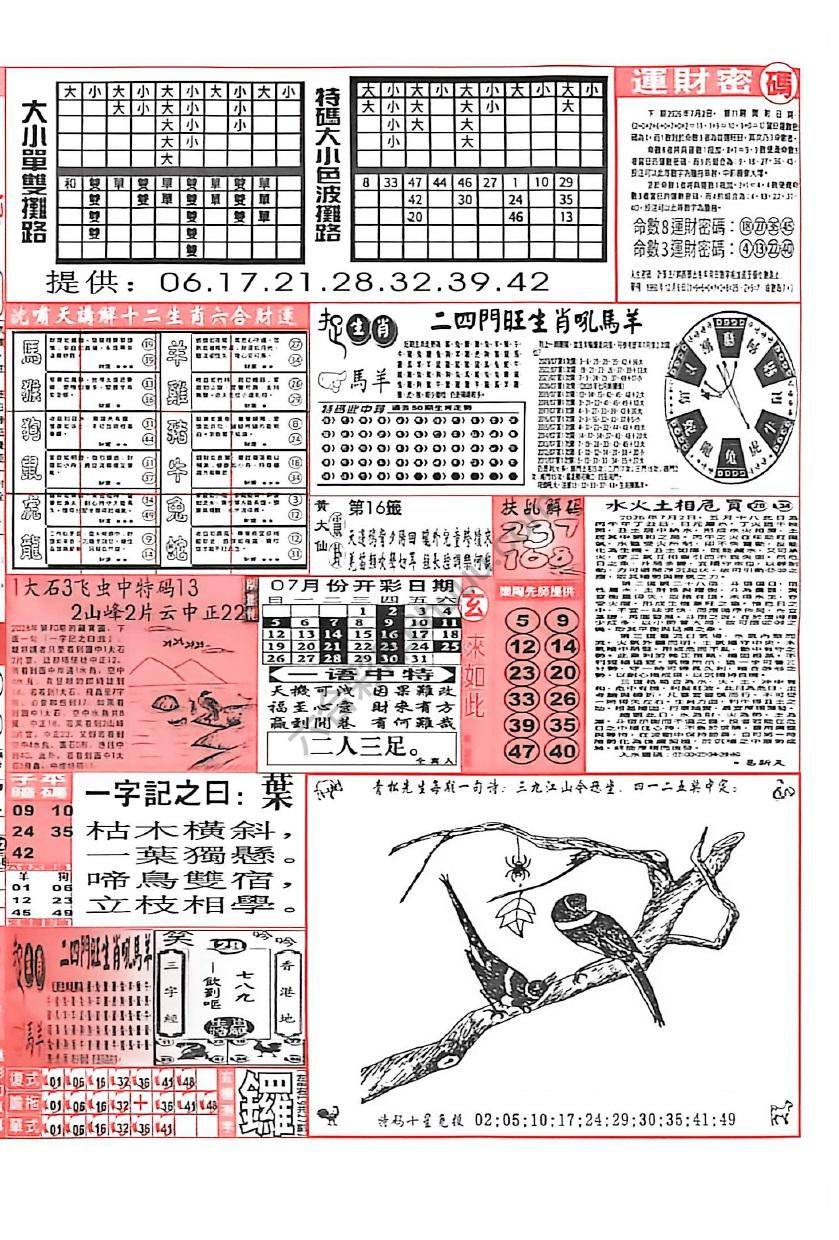 六合彩玄机