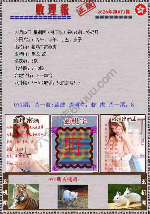 数理报