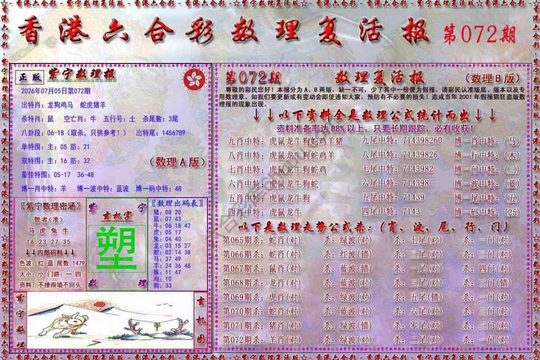 数理复活报