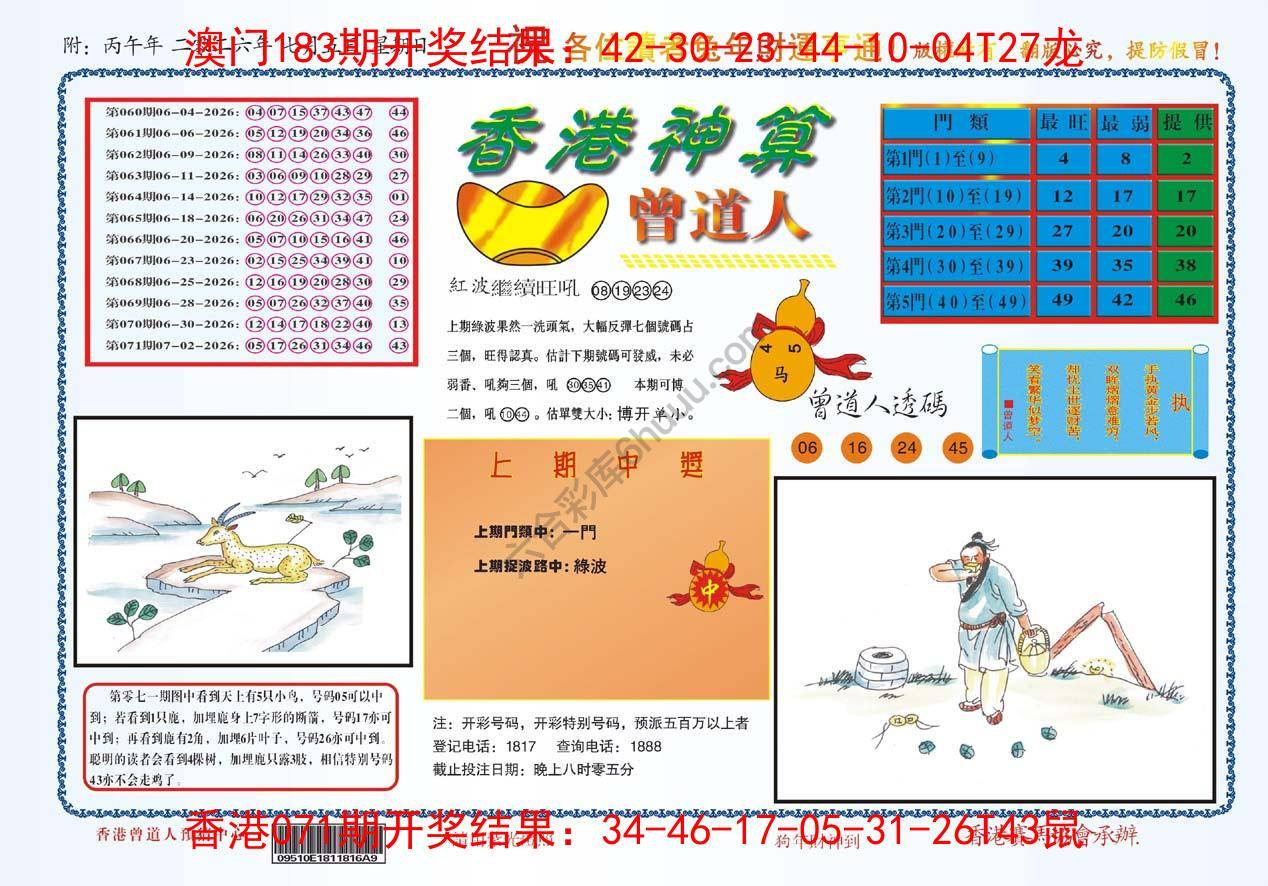 香港神算曾道人