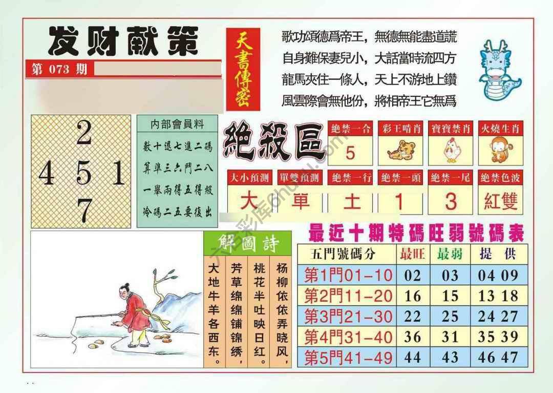 发财献策