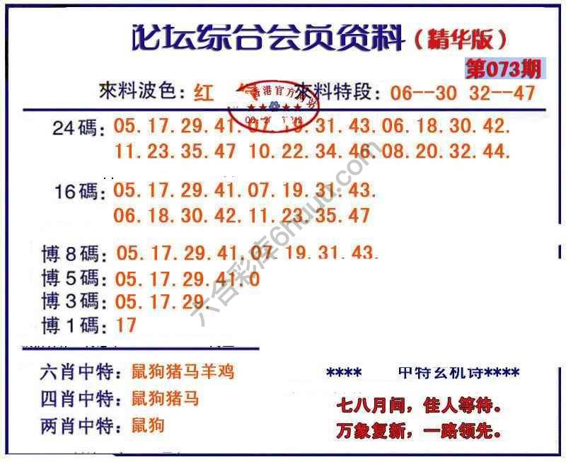 综合会员资料
