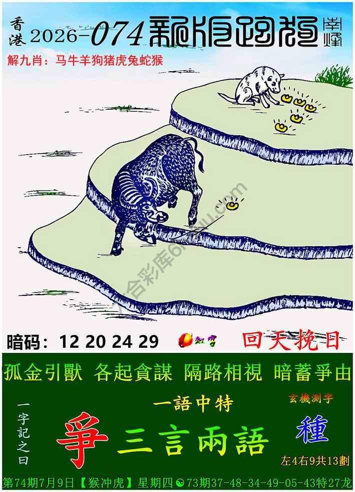 跑狗图（新版）