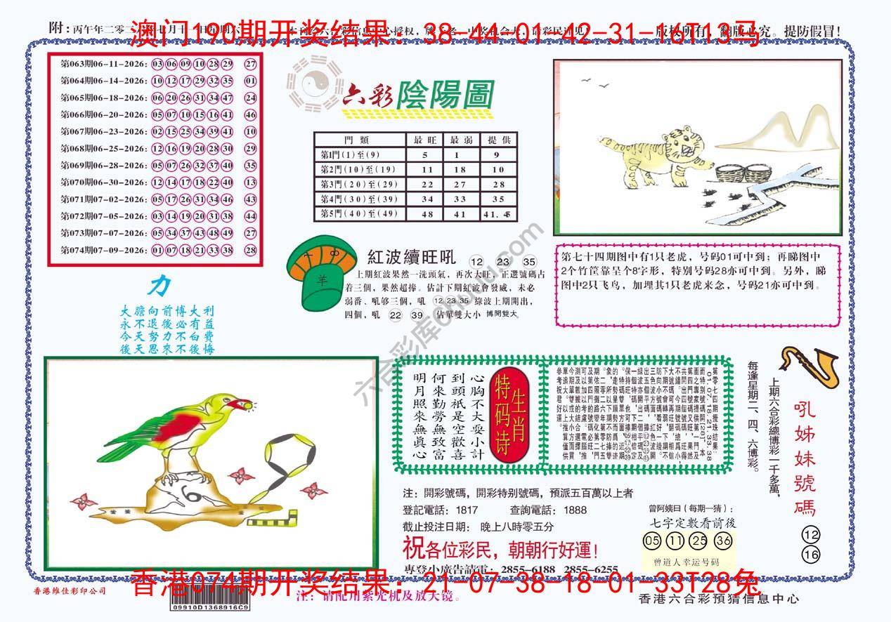 六彩阴阳图