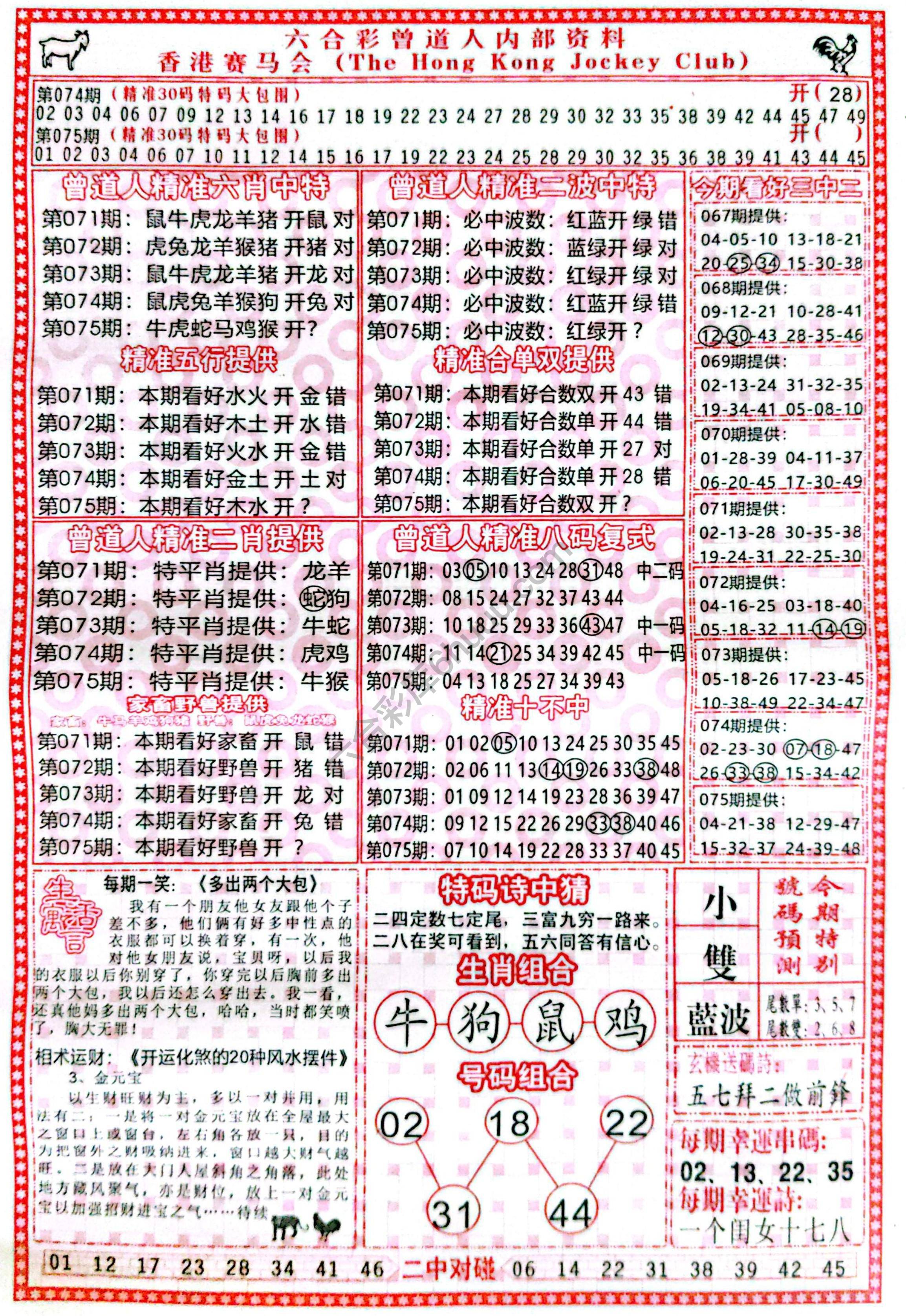 曾道人内部资料