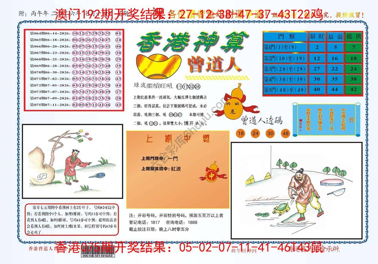 香港神算曾道人
