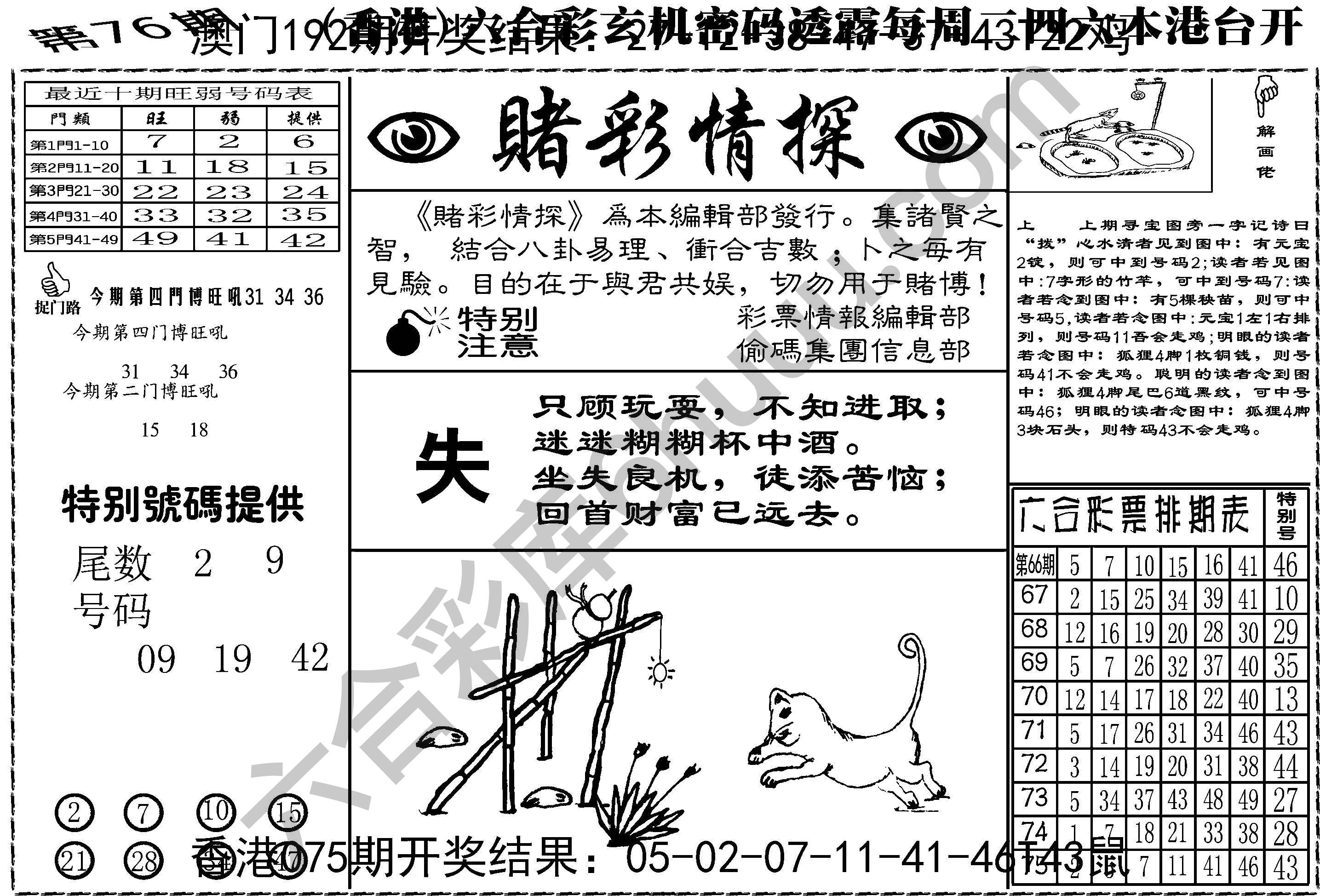 赌彩情探