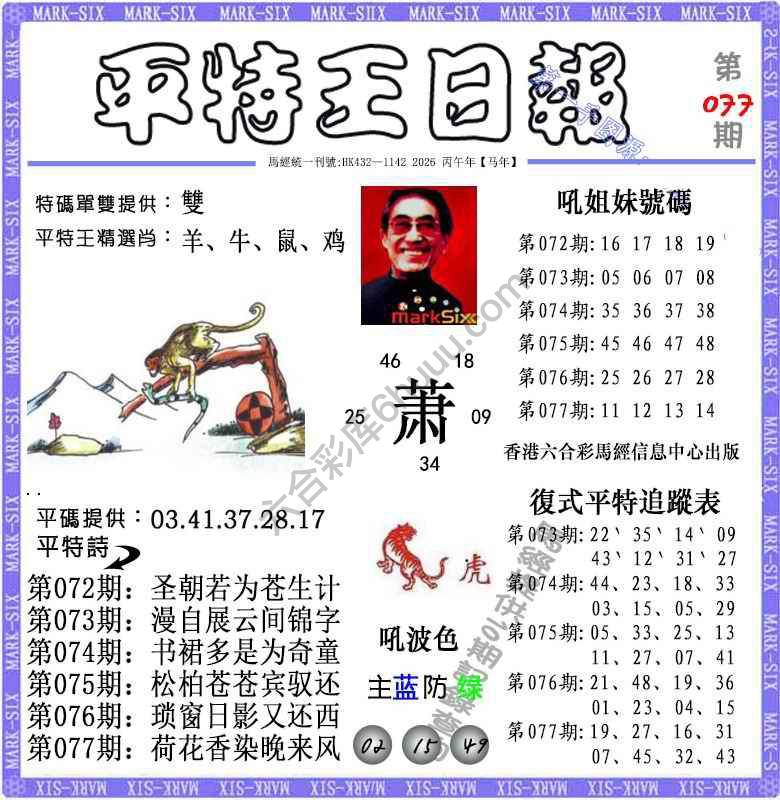 平特王日报
