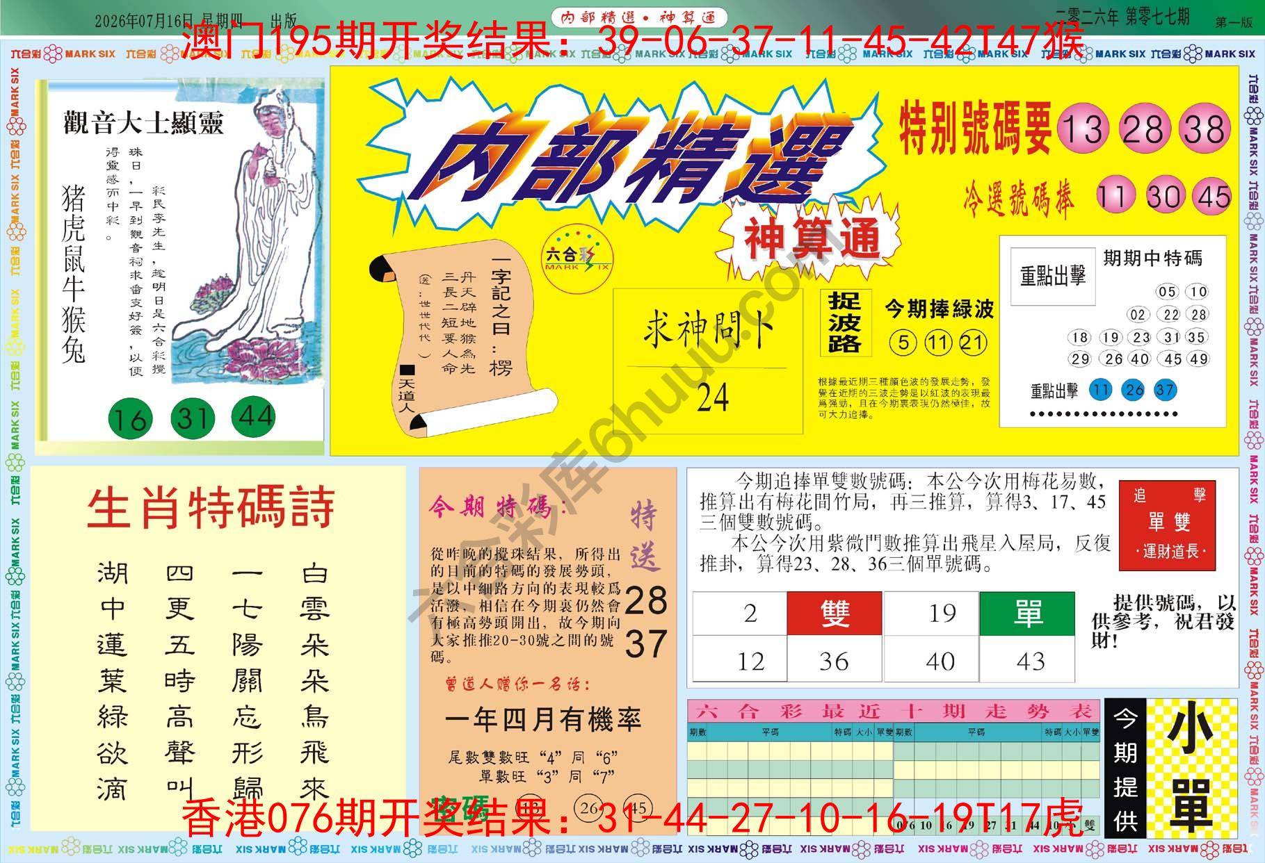 内部精选神算通