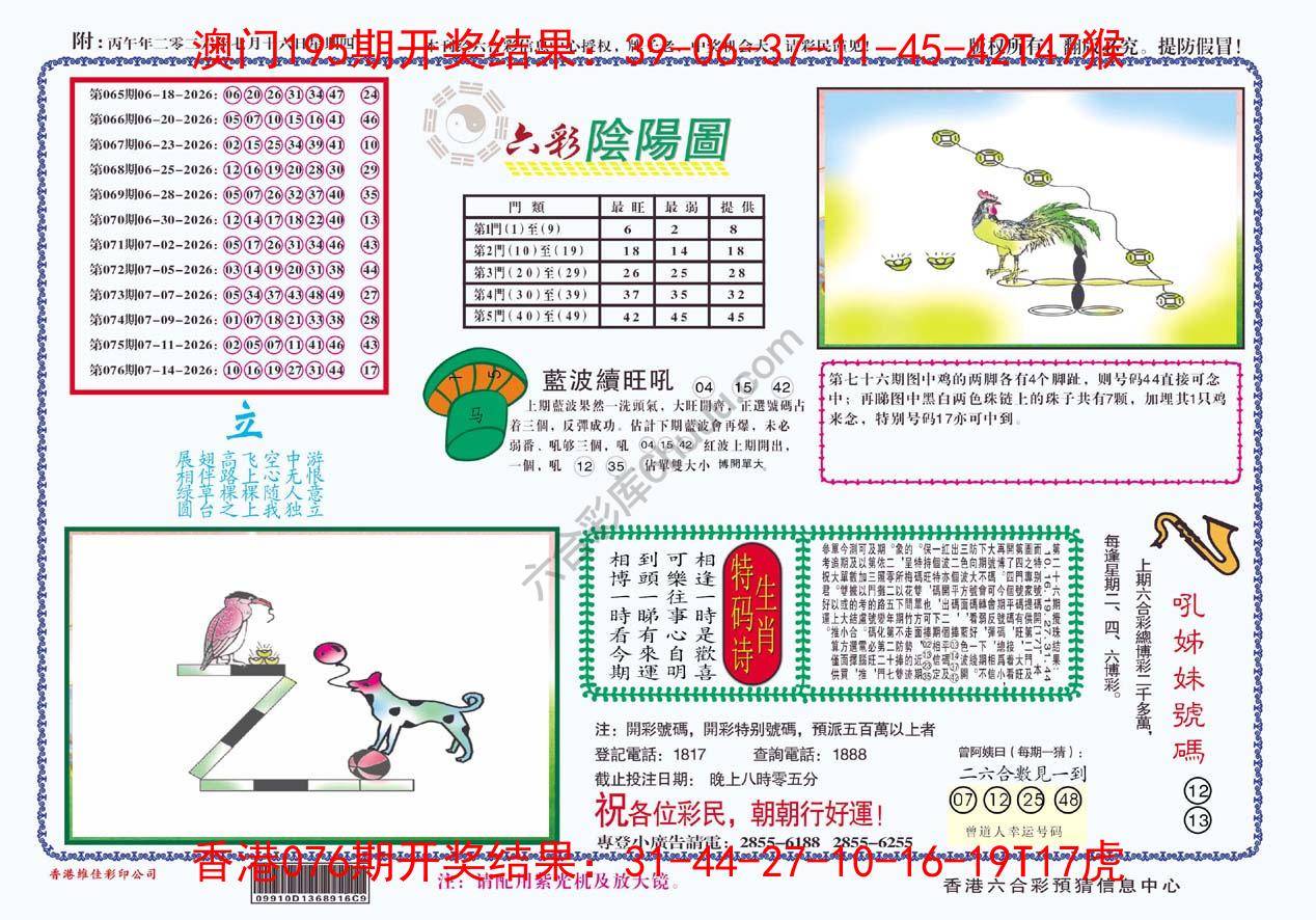 六彩阴阳图