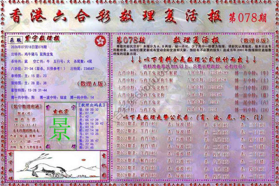 数理复活报