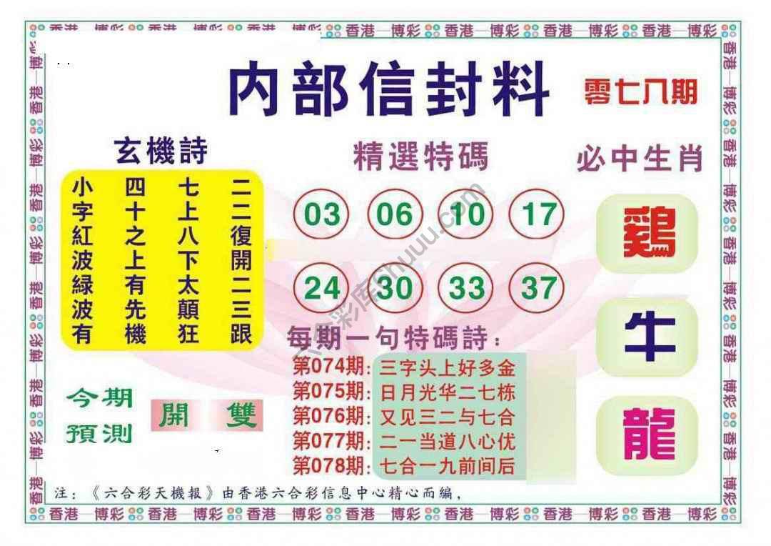 内部信封料