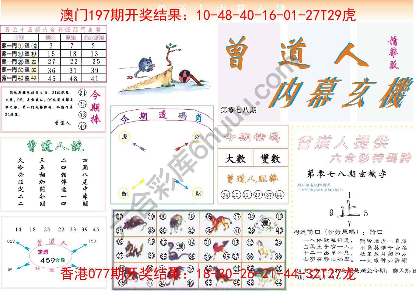 曾道人内幕玄机(精华版)